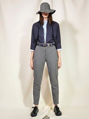 Hope Stockholm Straight Leg wool Pants in Gray
